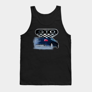 2006 Pontiac GTO Smokin' the Tires! FRONT LOGO Tank Top